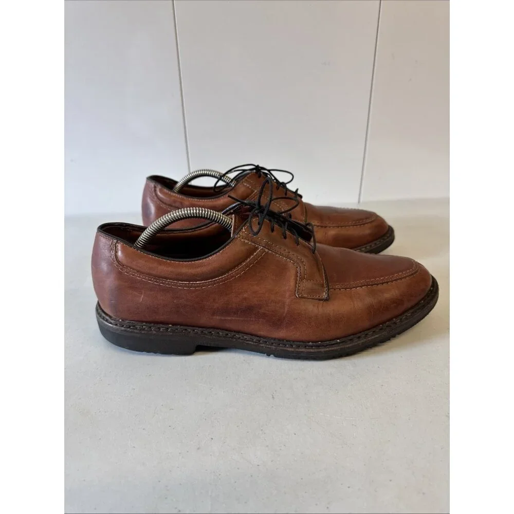 Allen Edmonds‎ Shoes Mens 11 Wilbert Oxford Brown Leather Lace Up Split Toe